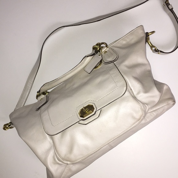 COACH Campbell Turnlock Pearl Izzy Satchel F1320 - Picture 3 of 8